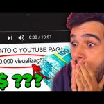 quanto o youtube paga por 1 milh